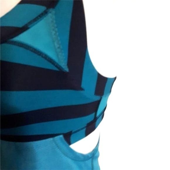 Lululemon 2-In-Run Tank Surge Micro Macro Stripe Size 4 (W1E15S) - Picture 8 of 9